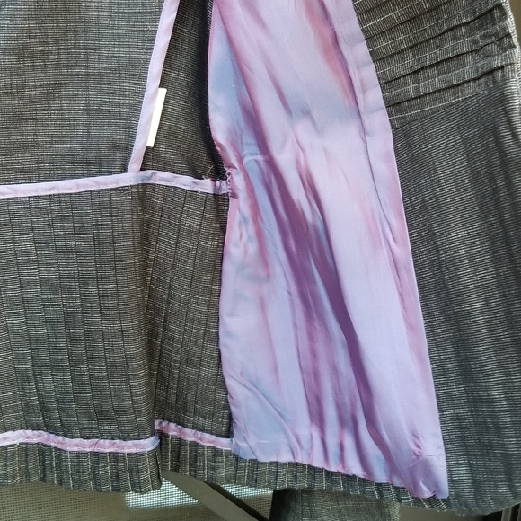 Philippe DUBUC Women's Designer Structured Statement Tiered Jacket - Picture 14 of 16